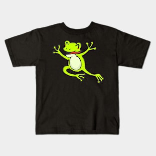 Frog Tadpole Toad Lurch Toad Froschlurch sweet Kids T-Shirt